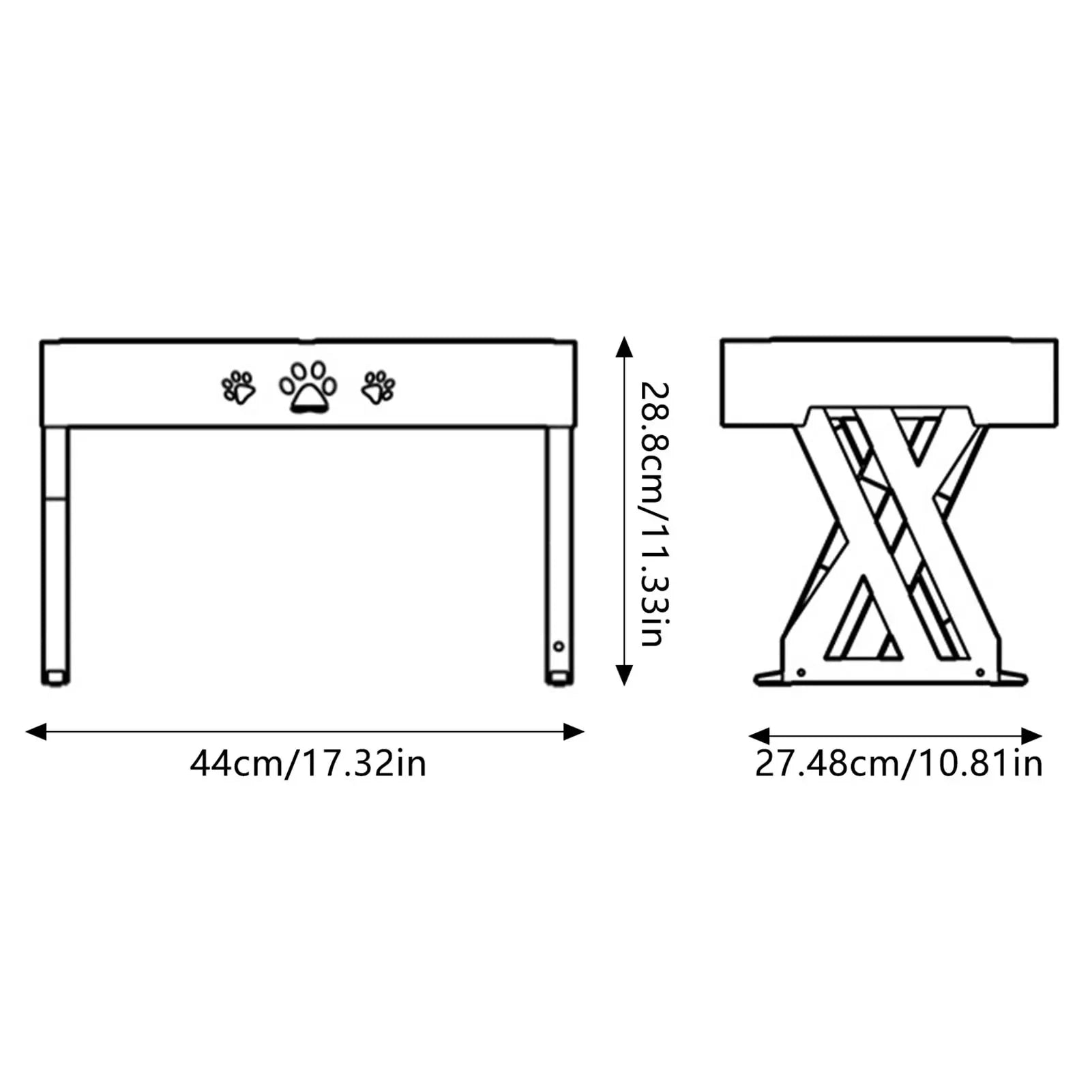 Stainless Steel Elevated Bowls