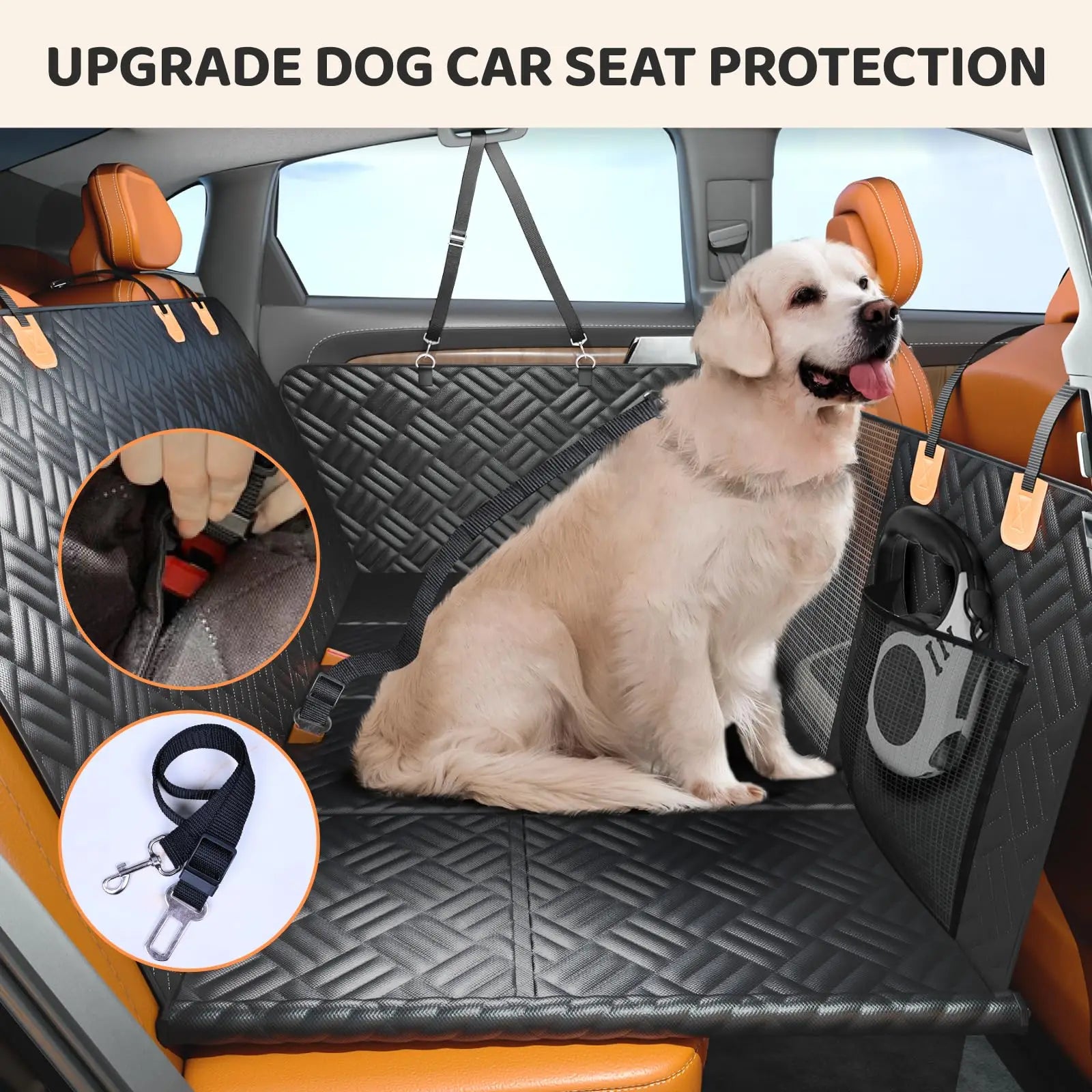 Car Rear Seat Dog Seat Cover