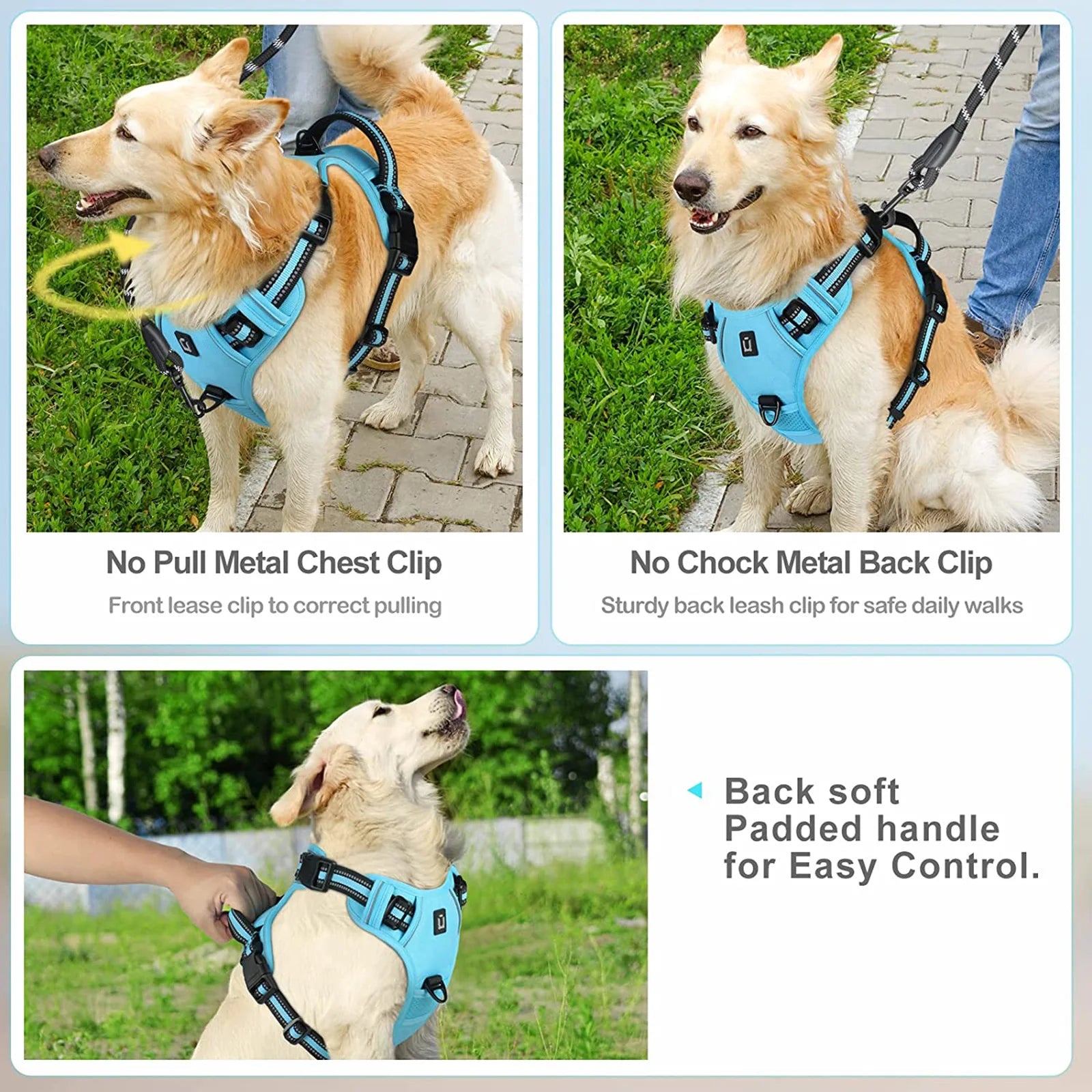 Adjustable No Pull Dog Harness