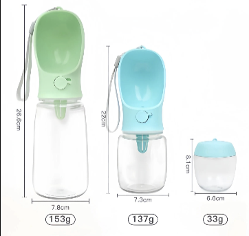 Portable Water Bottle with Food Container